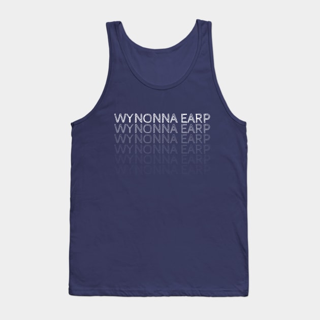 Wynonna Earp (Name Fade) Tank Top by scrappydogdesign